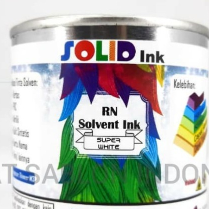

TINTA SABLON PVC SOLID INK SUPER WHITE PUTIH 1KG