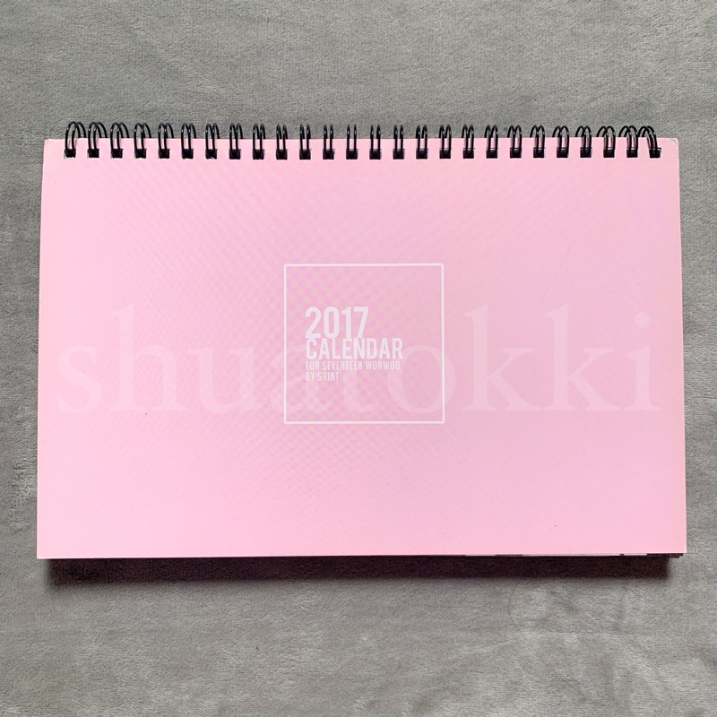 SEVENTEEN WONWOO 2017 CALENDAR by Saint