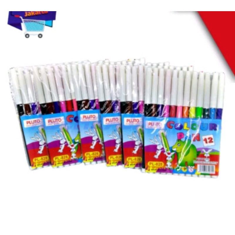 

sepidol warna perlengkapa. sekolah 1 lusin 12 pcs. harga atau lusin