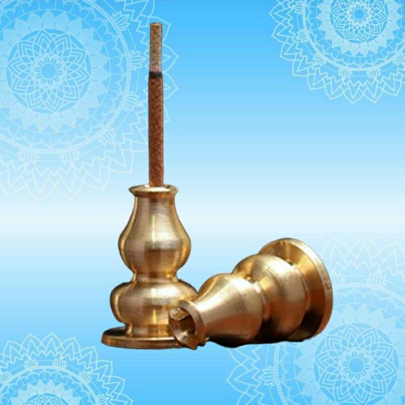Tempat Bukhur Lidi Arab Dupa Hio Lidi Bahan Besi Stainless Warna Emas
