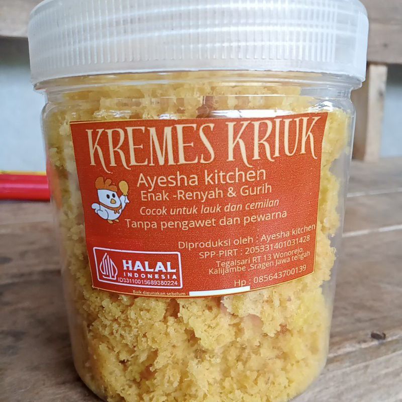 

kremes kriuk cocok untuk lauk dan cemilan