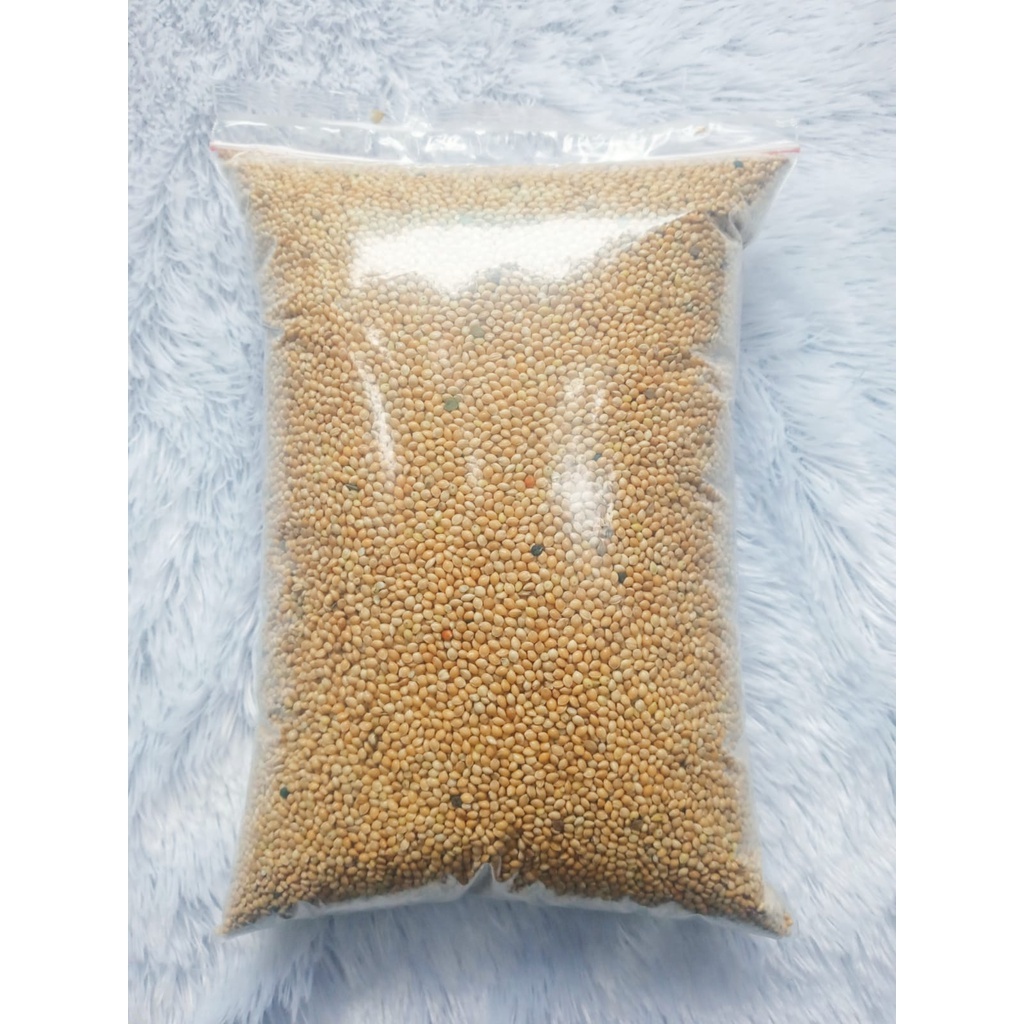 Pakan Biji Milet untuk Burung Lovebird - Kemasan 500g