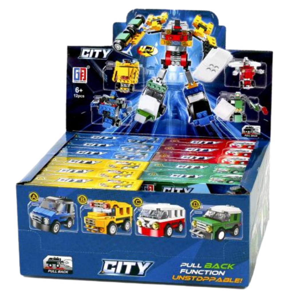 Mainan Anak Lego Bricks Mobil Great Friend City Car Robot