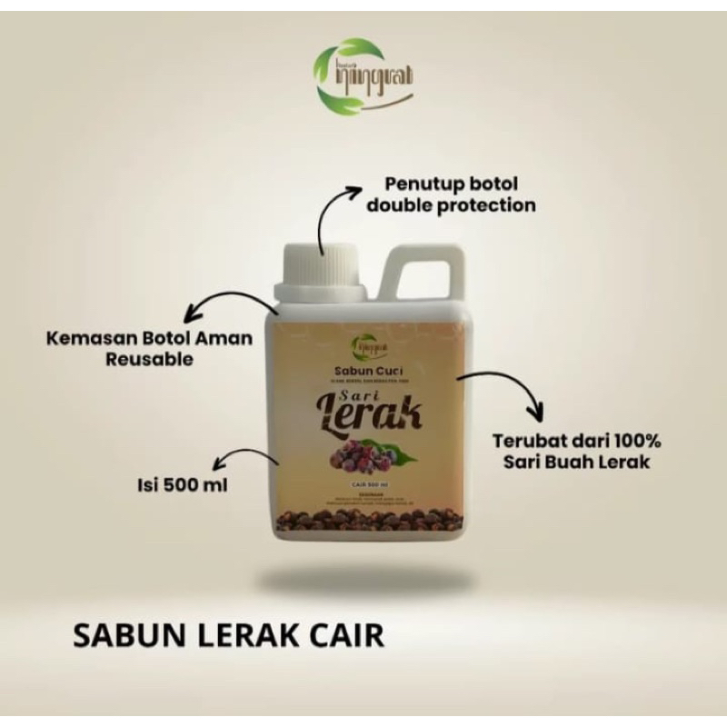 Sabun lerak cair ningrat