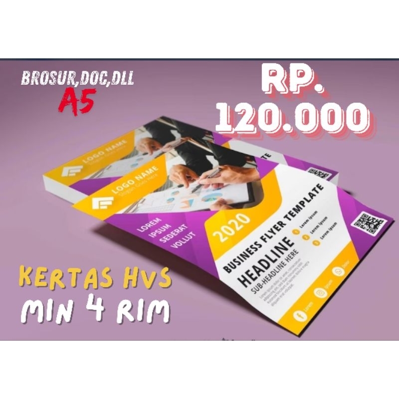 

CETAK A5 HVS MIN CETAK 4 RIM MURAH