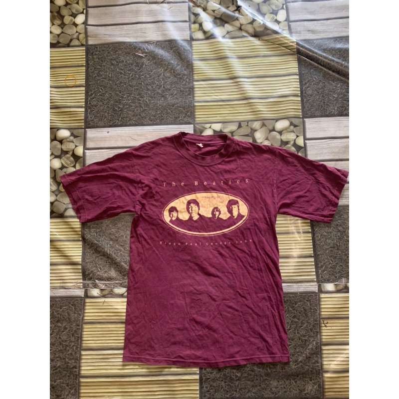 kaos band the beatles vintage 90s second