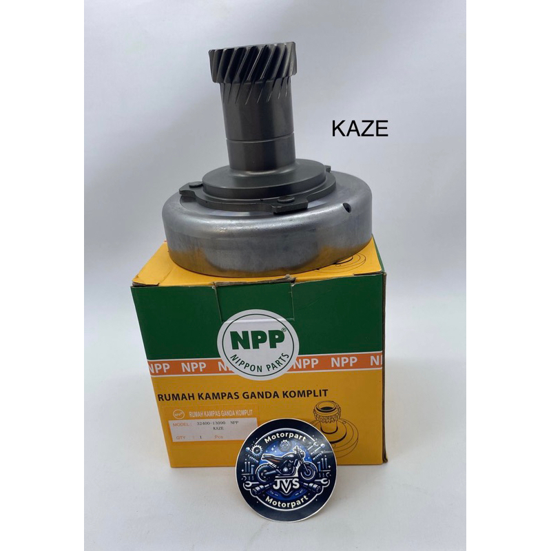 JVS-Rumah kampas Ganda Komplit Lonceng KAWASAKI KOPLING KAZE R KAZE ZX 130 BLITZ JOY NPP Original