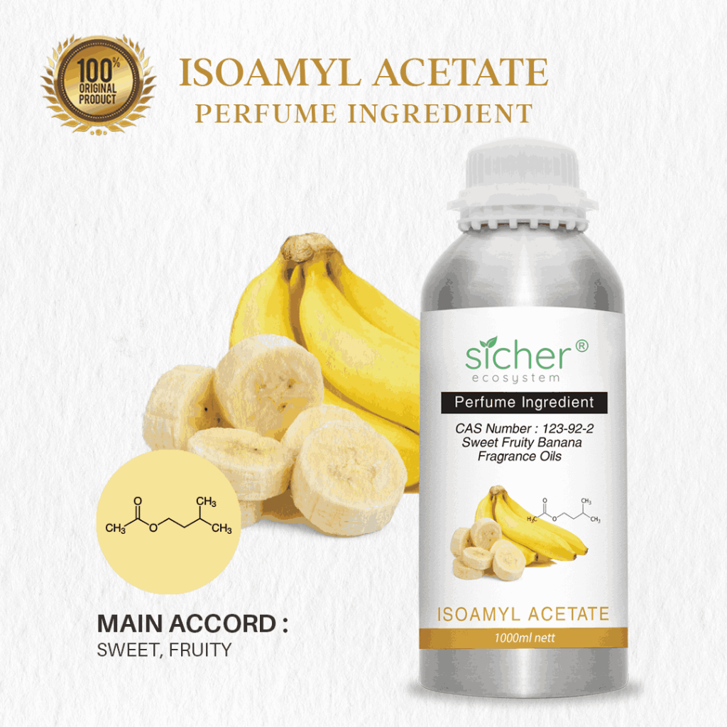 Sicher Natural Isolate Oil (Perfume Ingredient / RAW Material) Isoamyl Acetate 1000ml