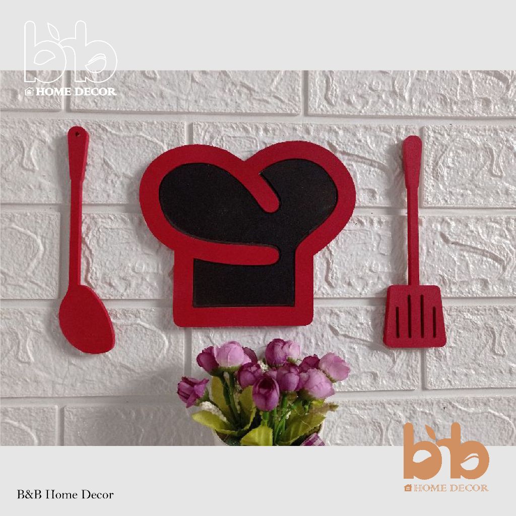 koki hiasan dinding dapur hiasan lucu unik murah