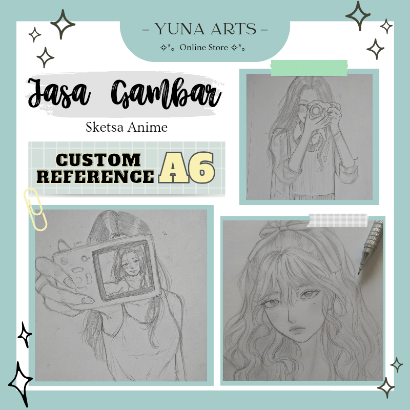 

Art Commissions (Anime Sketch) A6