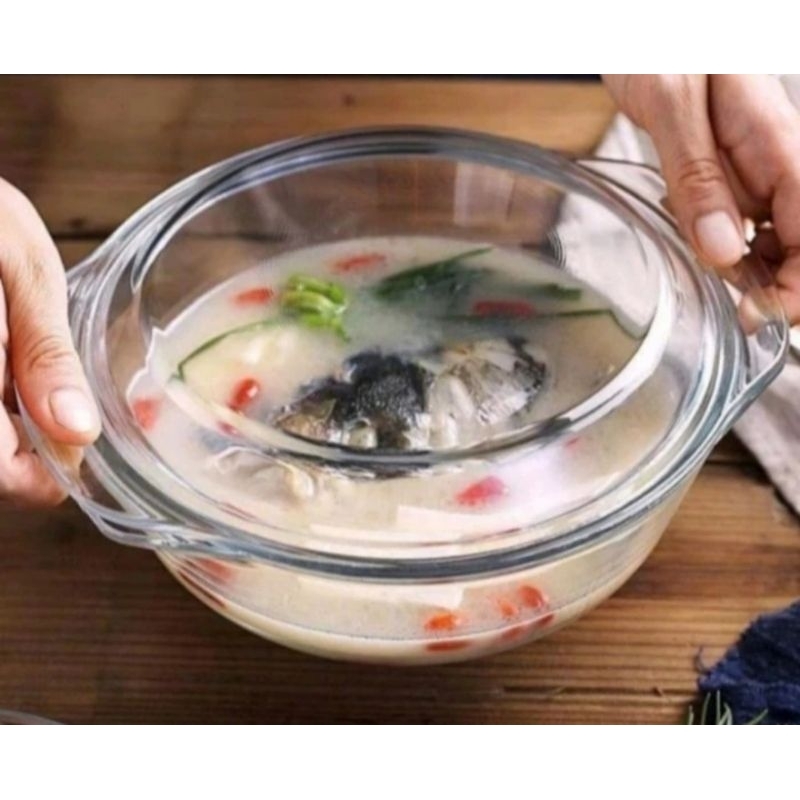 Mangkok Kaca + Penutup/Mangkok Royalex/Mangkok Tahan Panas