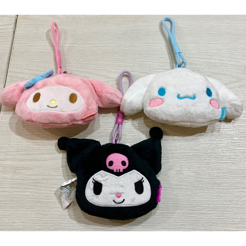 MINISO dompet koin sanrio,berbulu tebal lucu