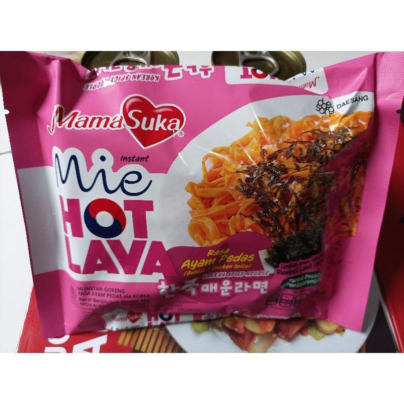 

Mamasuka Mie HOt Lava Rasa Ayam Pedas Ala Korea 89 gr