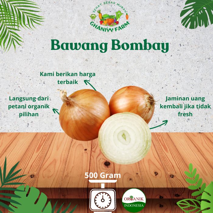 

Bawang Bombay Organik 500Gram