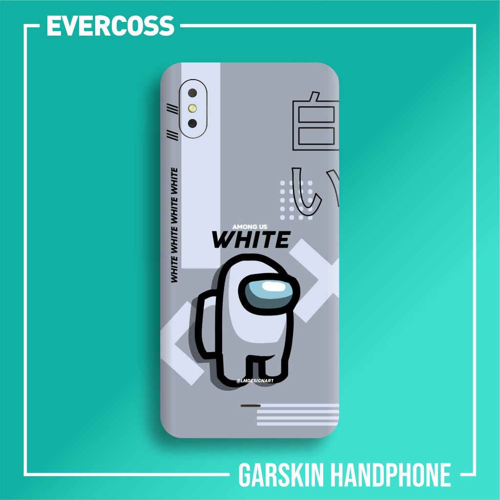 EVERCOSS M55A SKIN GARSKIN CASE PROTECTOR DAPAT 2 PCS FREE CUSTOM GAMBAR BEBAS BISA COD