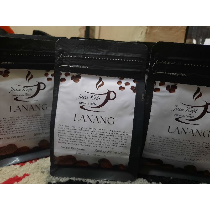 

Kopi Lanang Lereng Bromo Kopi bubuk biji kopi 100gram Natural single orign tanpa gula - Jiwa Kopi