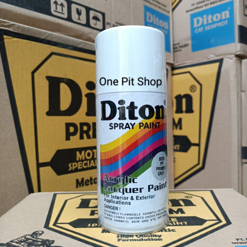 DITON 8020 PP PRIMER GREY PILOX PYLOX EPOXY POXY POXI POKSI EPOKSI EPOXI CAT DASAR ABU 300CC 300 CC 