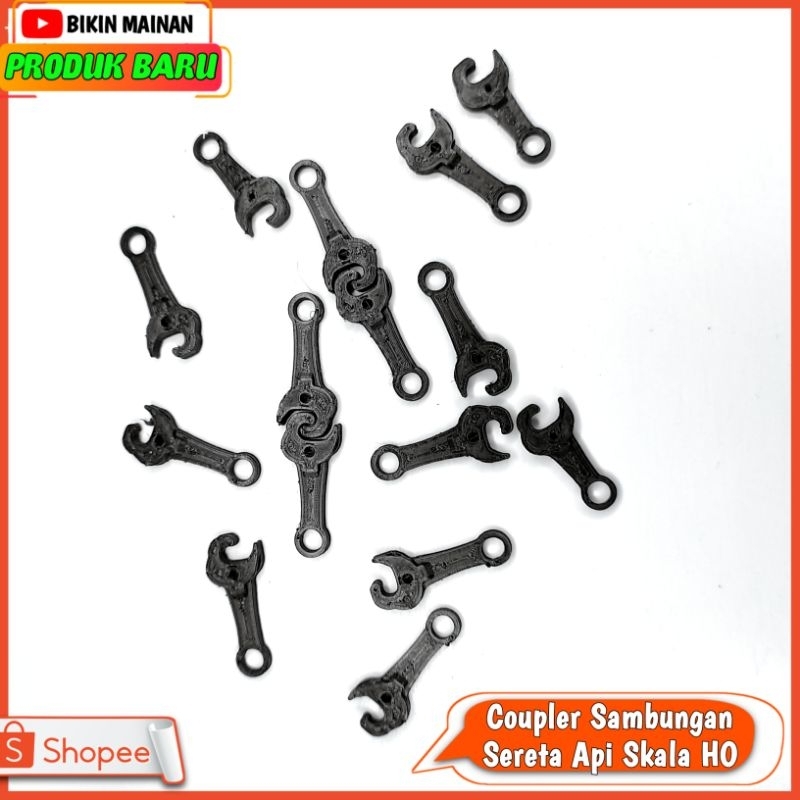 Coupler sambungan kereta api skala HO