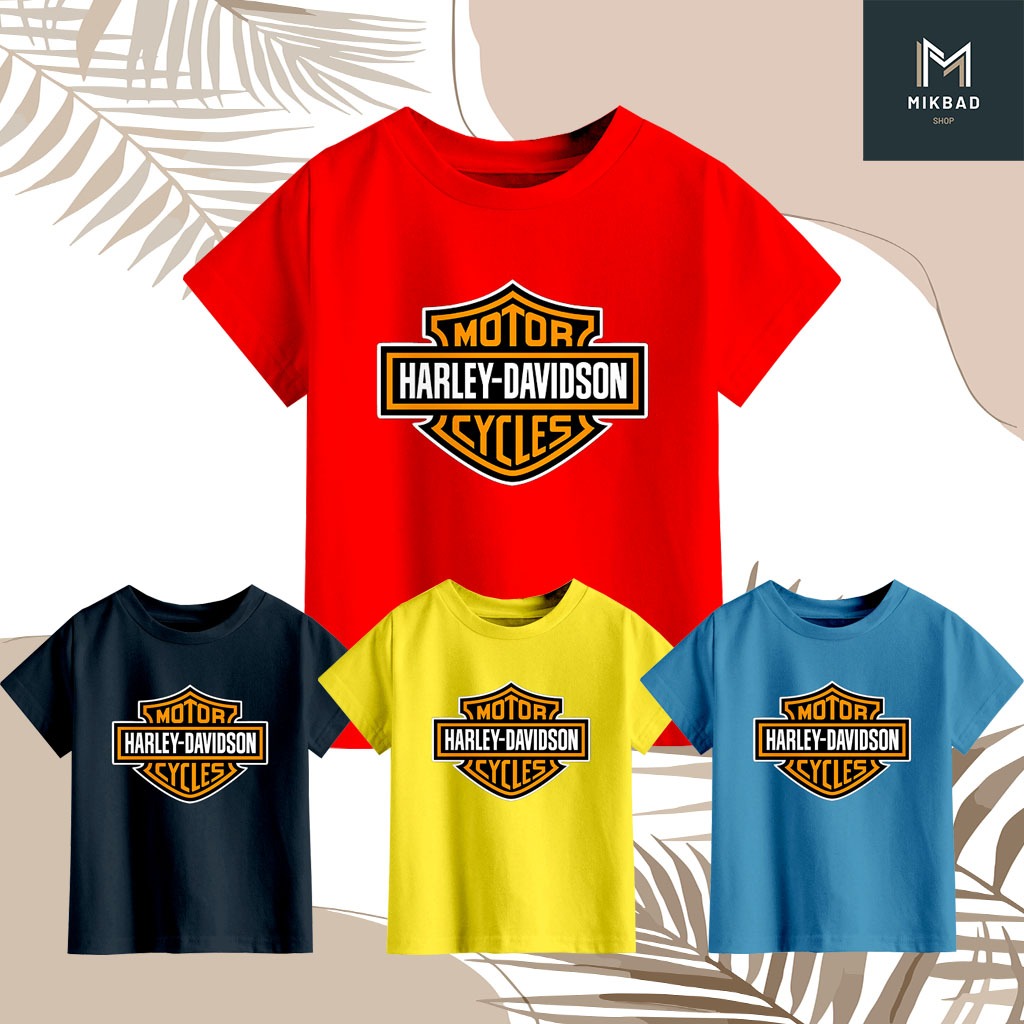 KAOS BAJU ANAK HARLEY DAVIDSON MotorCycles / ANAK LAKI LAKI PEREMPUAN PRIA WANITA