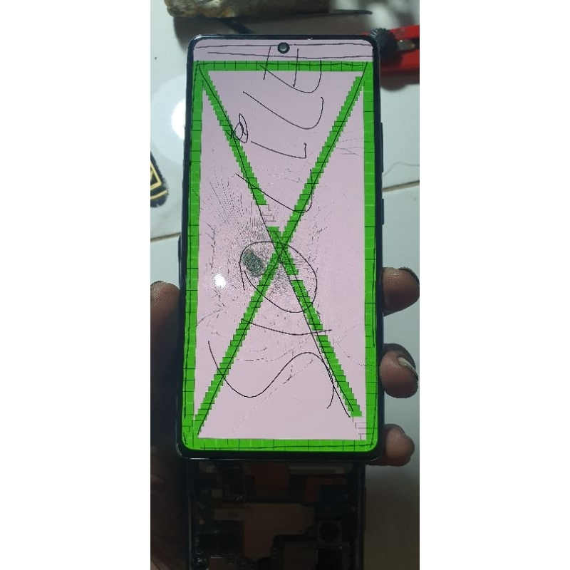 lcd ori copotan samsung S10 lite