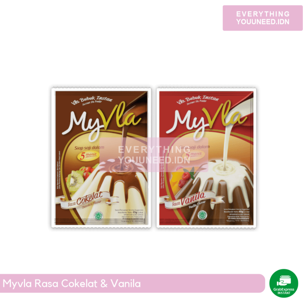 

Pudding Vla Bubuk Instan Cokelat & Vanilla