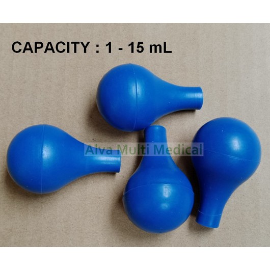 Bulb Pipet Tetes/Pompa Pipet/Bulb Sedot Cairan Bahan Karet