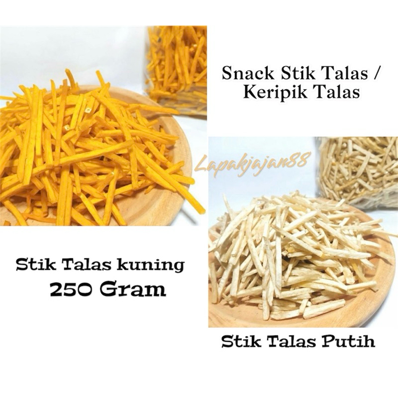 

SNACK STIK TALAS GURIH / KERIPIK TALAS BOGOR 250 GRAM