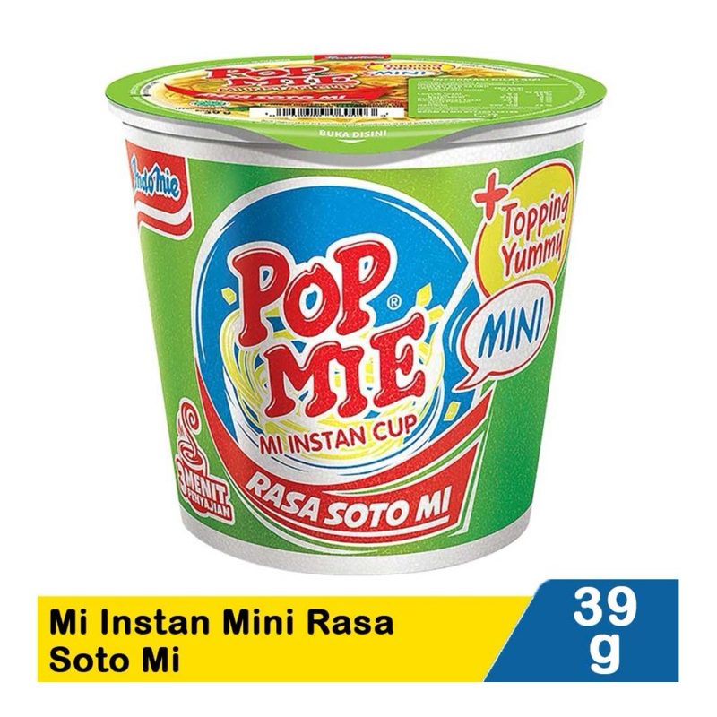 

Pop Mie Mini Kuah Rasa Soto 39g