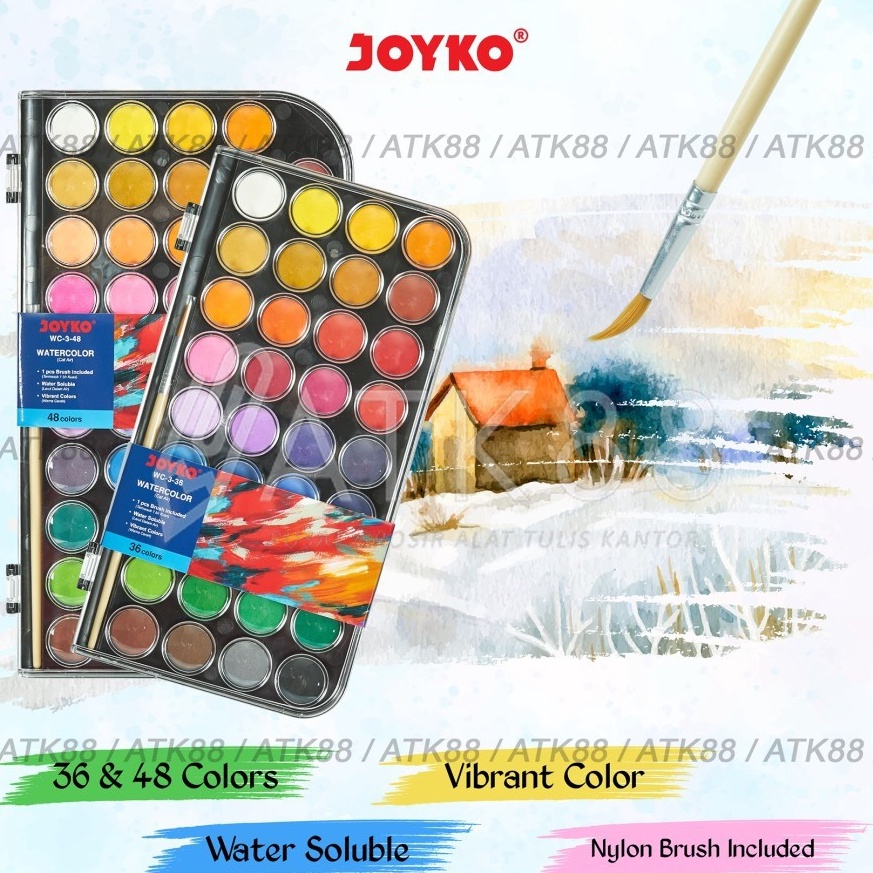 

ART A3E9 Joyko Watercolour Cat Air Block WC336