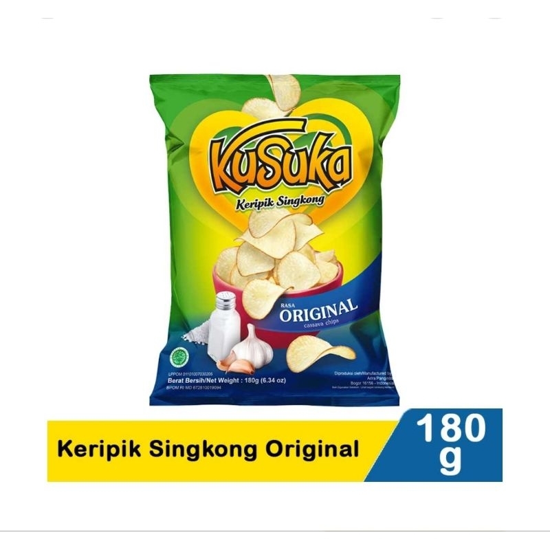 

Keripik Singkong Kusuka Rasa Original 180g