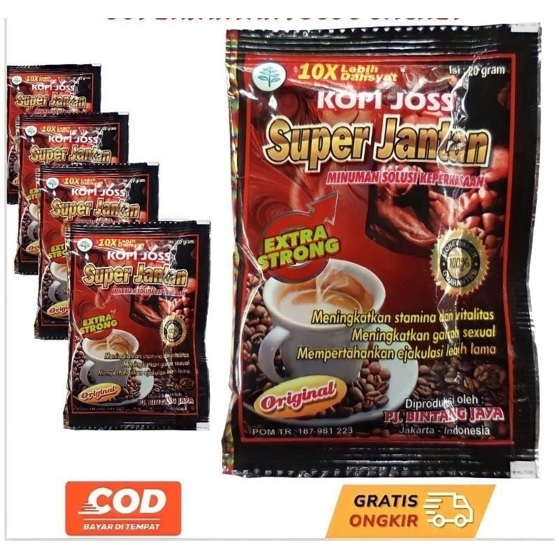 

JOS JOSS COFFEE SUPER .JANTANNN KOPI PRIA SUPER ASLI MINUMAN KEBUGARAN PRIA EXTRA BISA COD