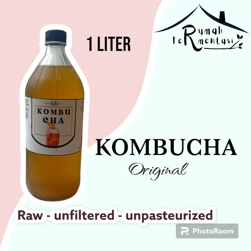 

Kombucha Original 1000ml | by Rumah Fermentasi