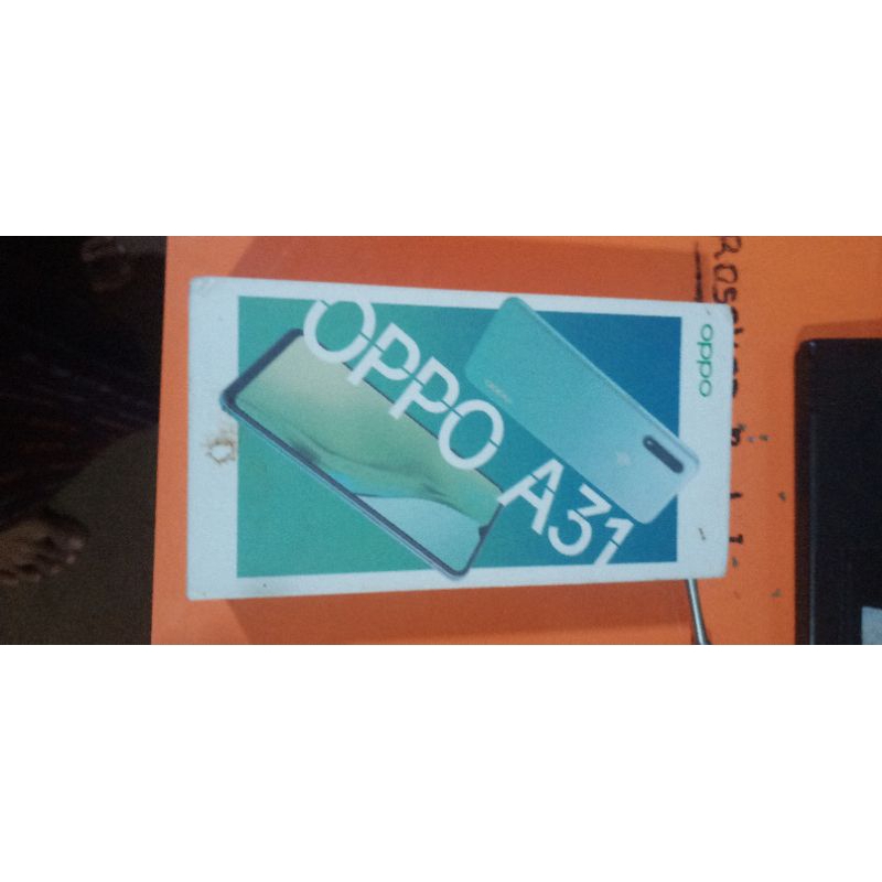 dusbook oppo a31 bekas masih bagus .