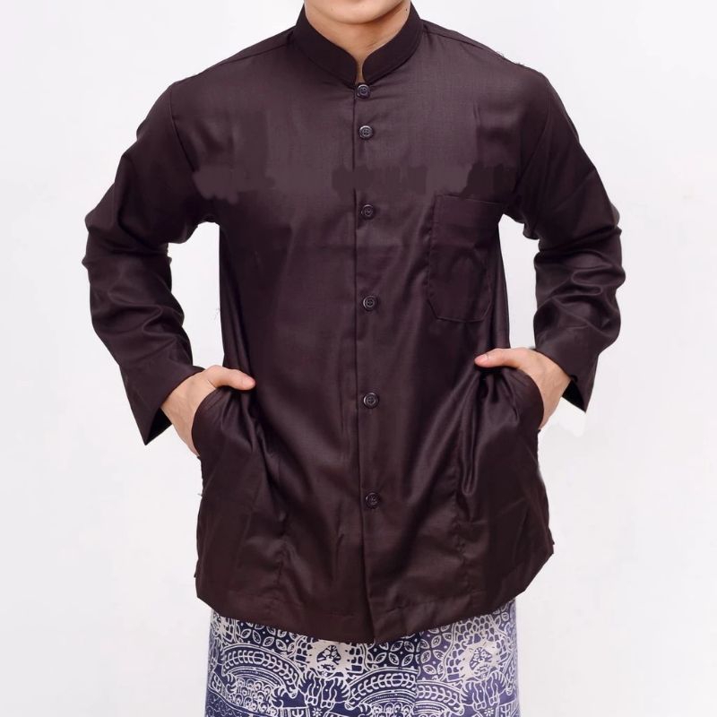 Baju koko Haibah pria dewasa koko haibah atasan baju koko muslim 2026
