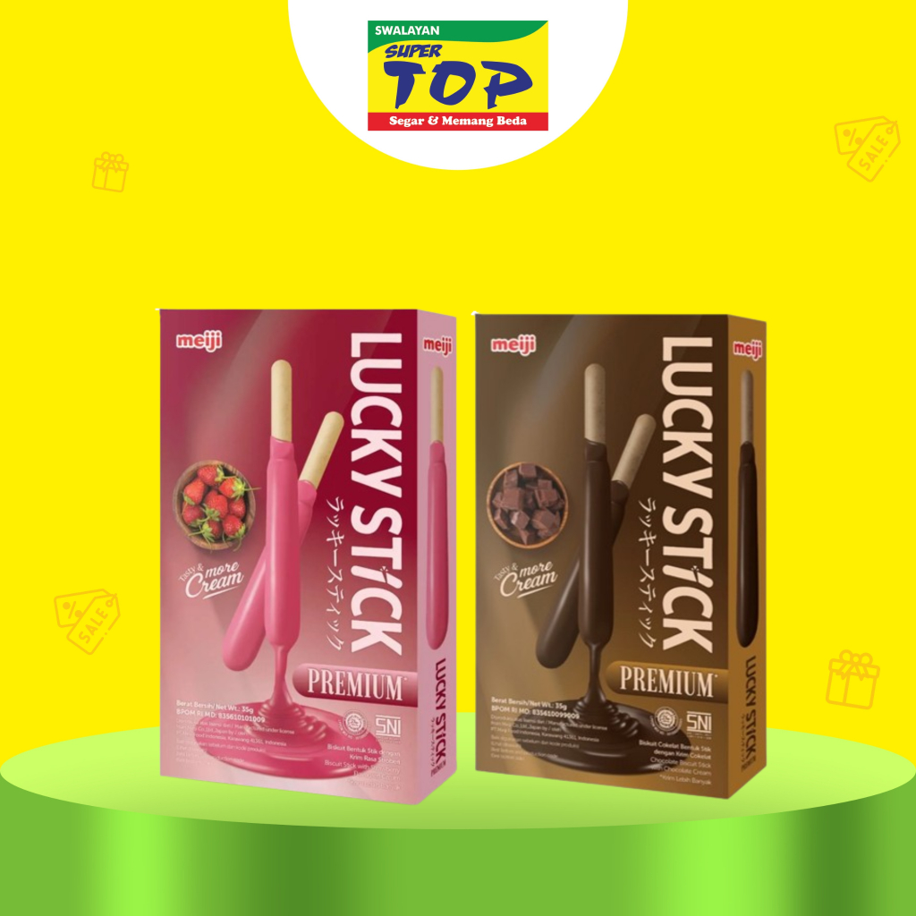 

~TOP~ MEIJI LUCKY STICK COKLAT STRAWBERRY PREMIUM 35GR