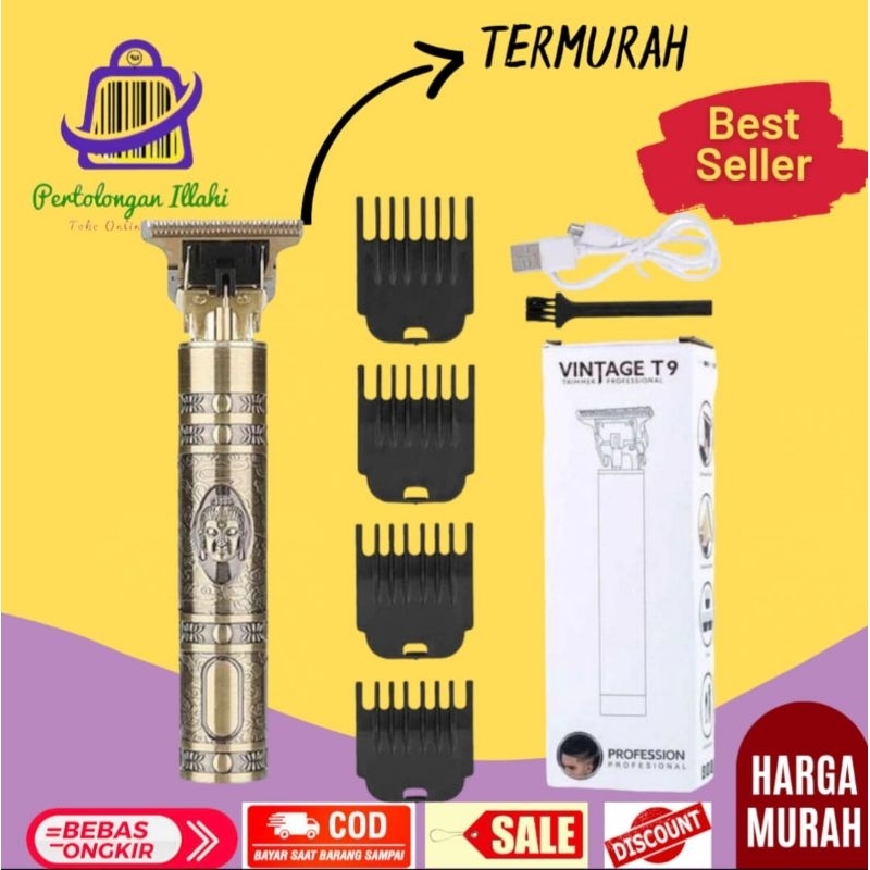 alat cukur rambut electrik listrik portabel baterai charger potong jenggot portabel bisa di charger