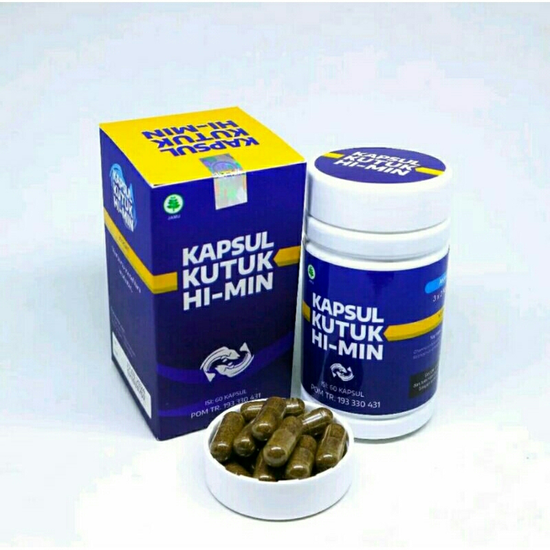 Kapsul KUTUK NATURAFIT HI-MIN isi 60 Kapsul DIJAMIN ASLI ORIGINAL 100%  EKSTRAK IKAN GABUS Dapat Men
