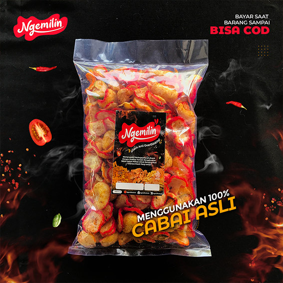 

Ngemilin Kerupuk Seblak Kencur Bantet Kriuk Pedas Snack Jajan Camilan Gurih Renyah Pedas 250g