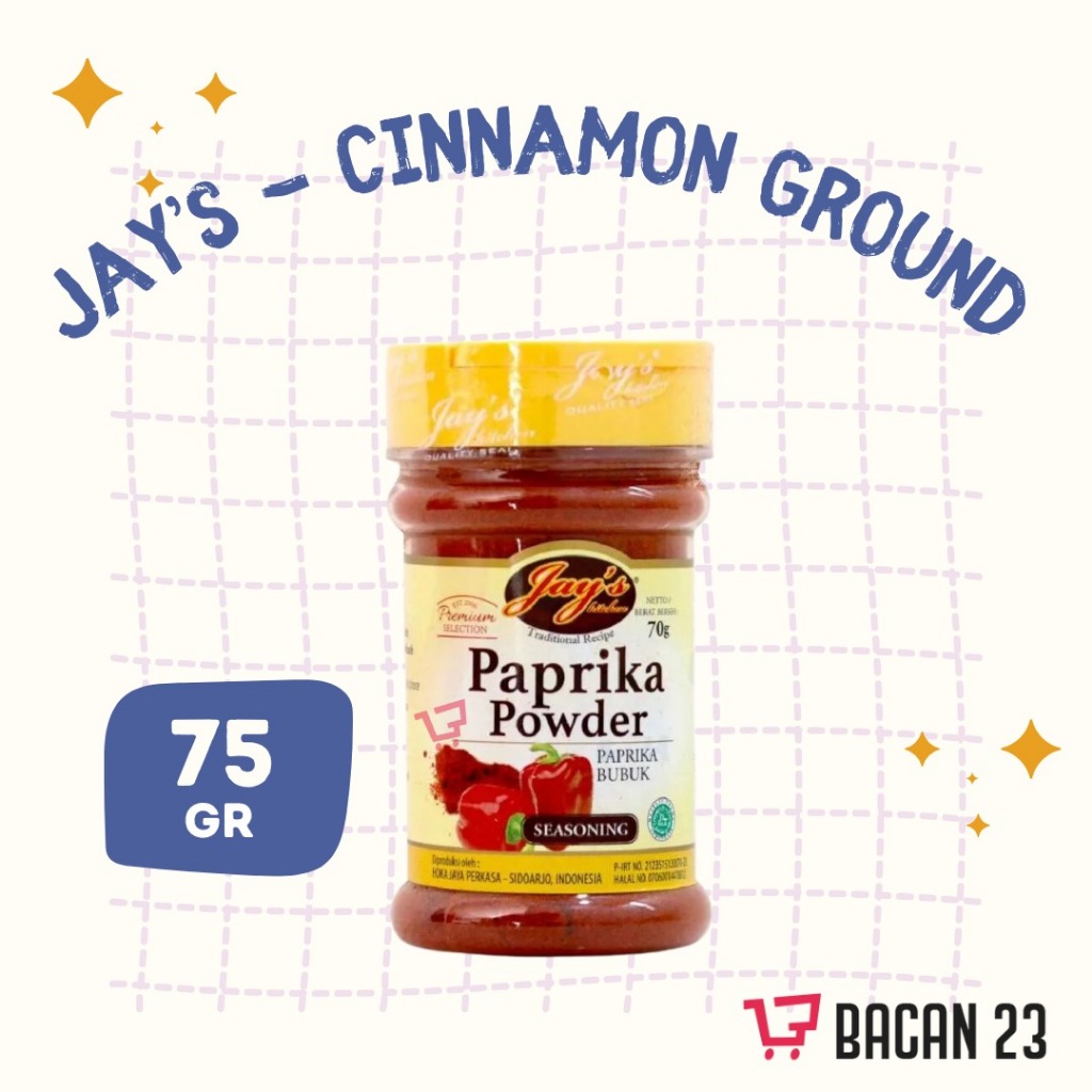 

Jay's Paprika Powder (75gr) Paprika Bubuk Bumbu Dapur