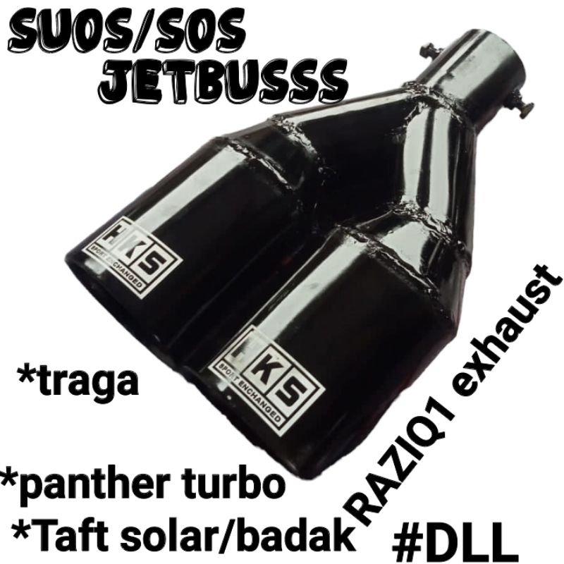 KNALPOT SUOS/SOS JETBUSSS CABANG TRAGA PANTHER TURBO TAFT SOLAR/BADAK DLL