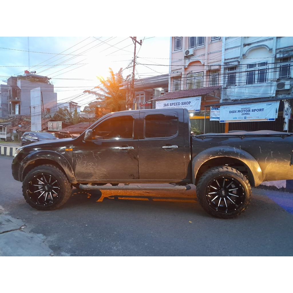 Modfikasi Ford Ranger Pake Velg Hsr FG Ancho R20 Lebar 12 Offset -44