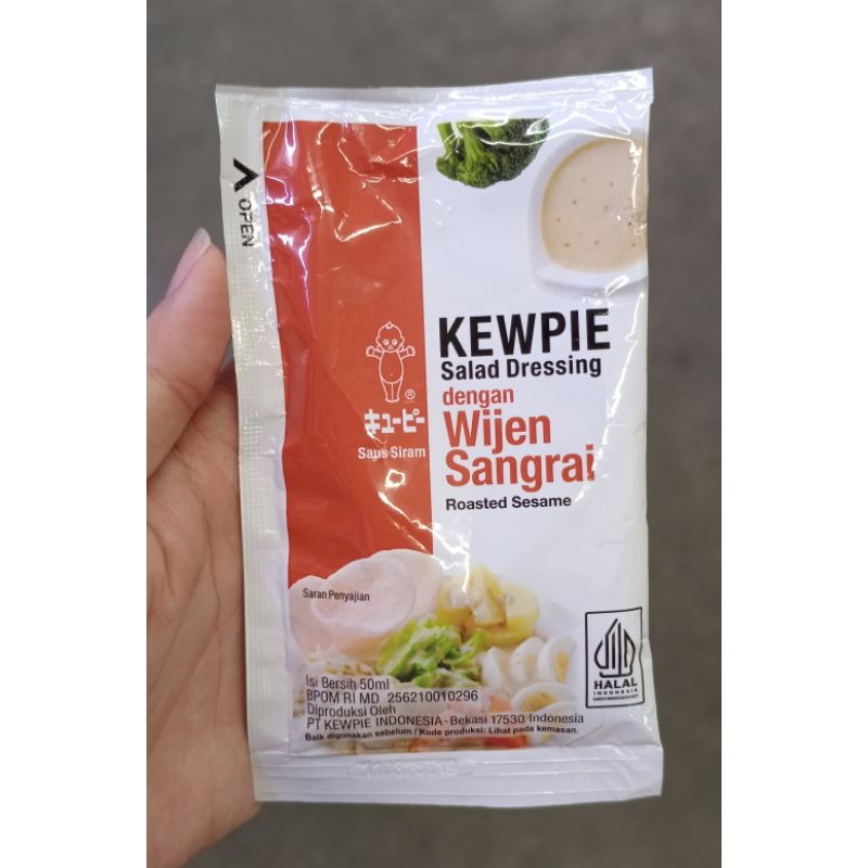 

Kewpie wijen sangrai 50gr - roasted sesame - salad dressing sachet