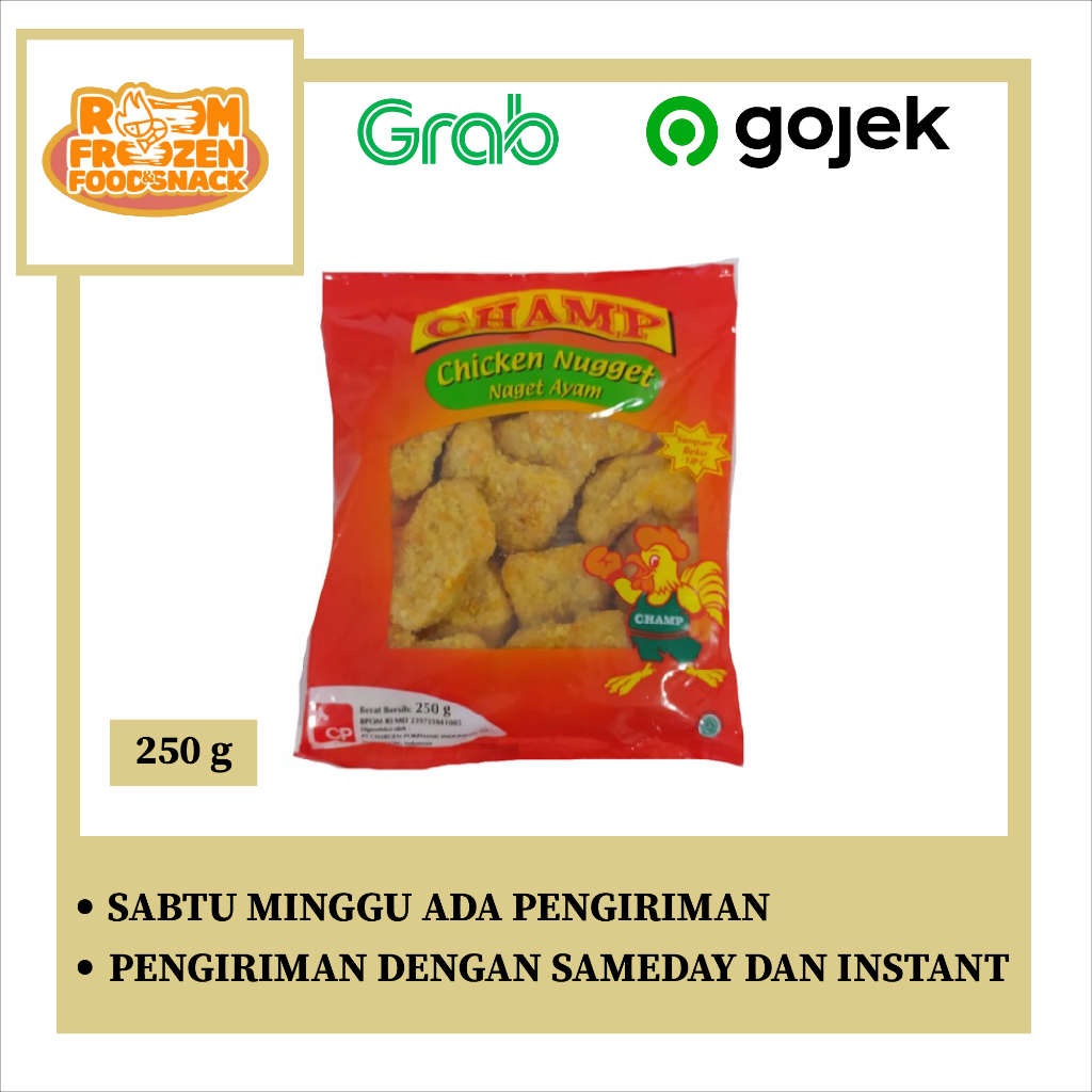 

Champ Nugget Ukuran 250Gram