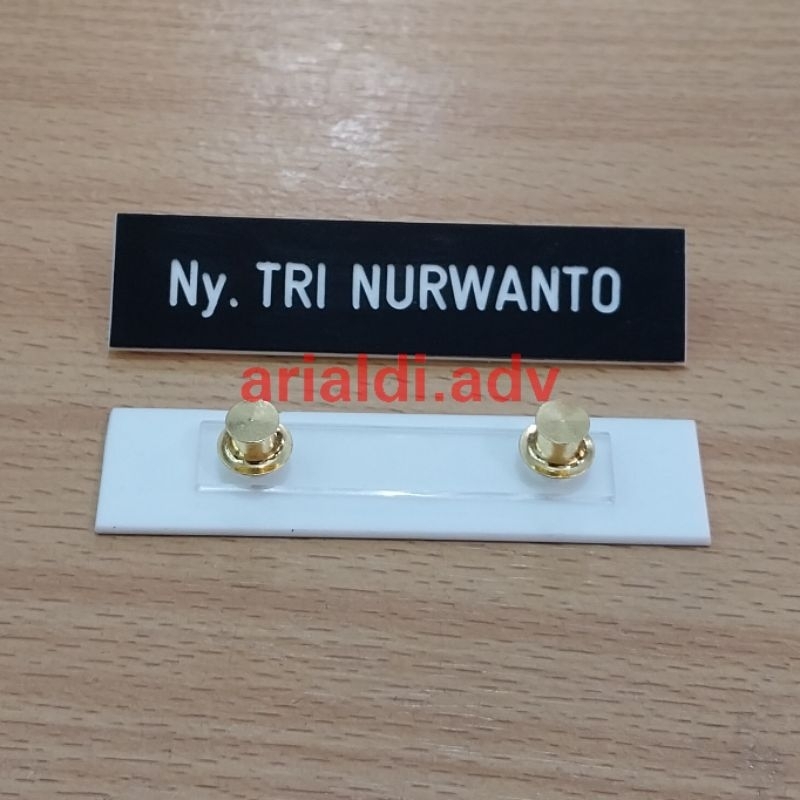 

papan nama dada grafir paku jambu nametag Nyonya bhayangkari,persit,jalasenastri,pia ardha garini