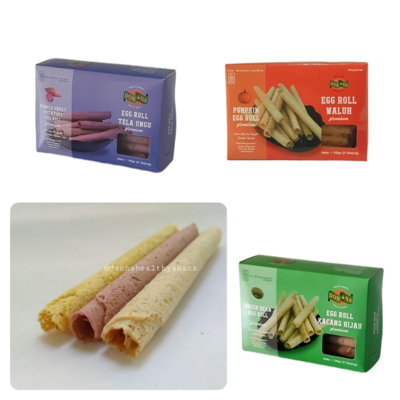 

Eggroll Premium DONNA Healthy Snack Oleh-oleh Khas Cepu Blora