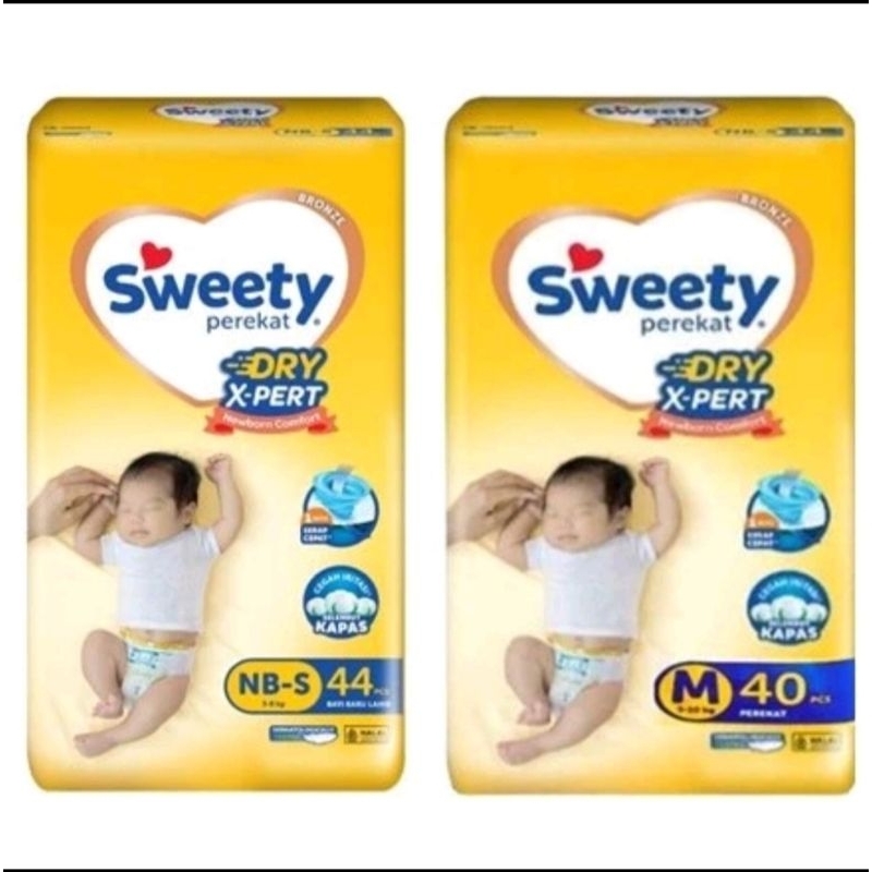 POPOK SWEETY BRONZE COMFORT | PEMPERS SWEETY PEREKAT NB-S44 M40 | PEMPERS BAYI BARU LAHIR