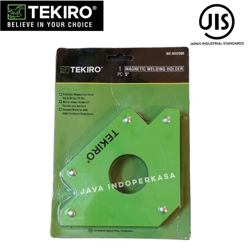 TEKIRO WE-MH2098 siku magnet 5 inch siku untuk las