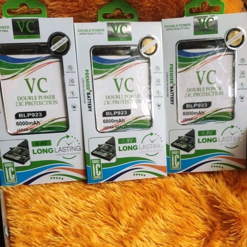 Baterai Tanam Oppo VC DOBEL POWER OPP A77S A57 2022 Batre Op BLP923 kapasitas 5000 MH Asli dowbel po