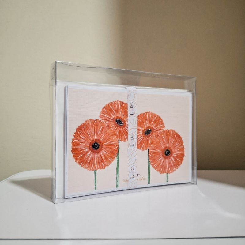 

[BUNDLING] LADA ATELIER | Gerbera Garvinea Postcard / Lettercard | Japanese Linen 230 gsm