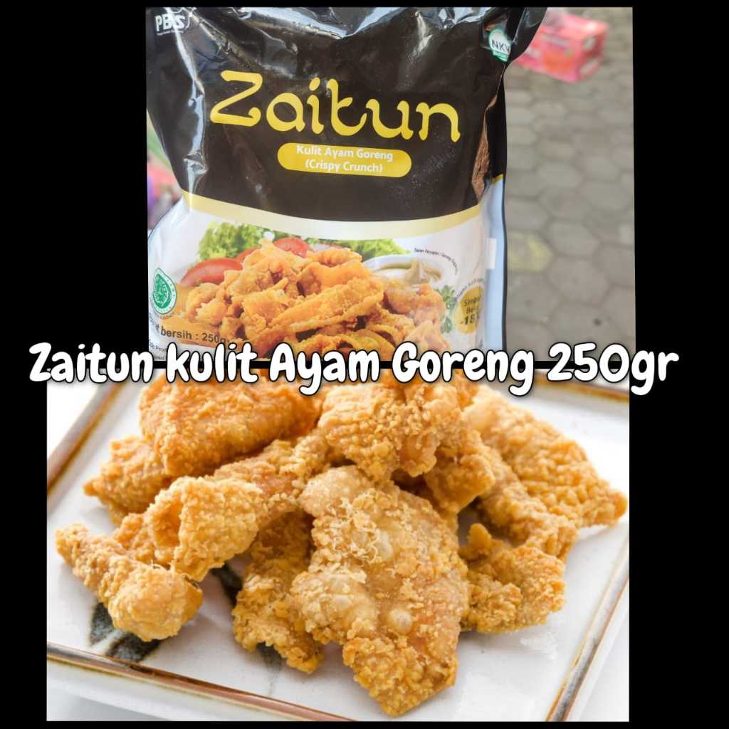

kulit ayam crispy zaitun